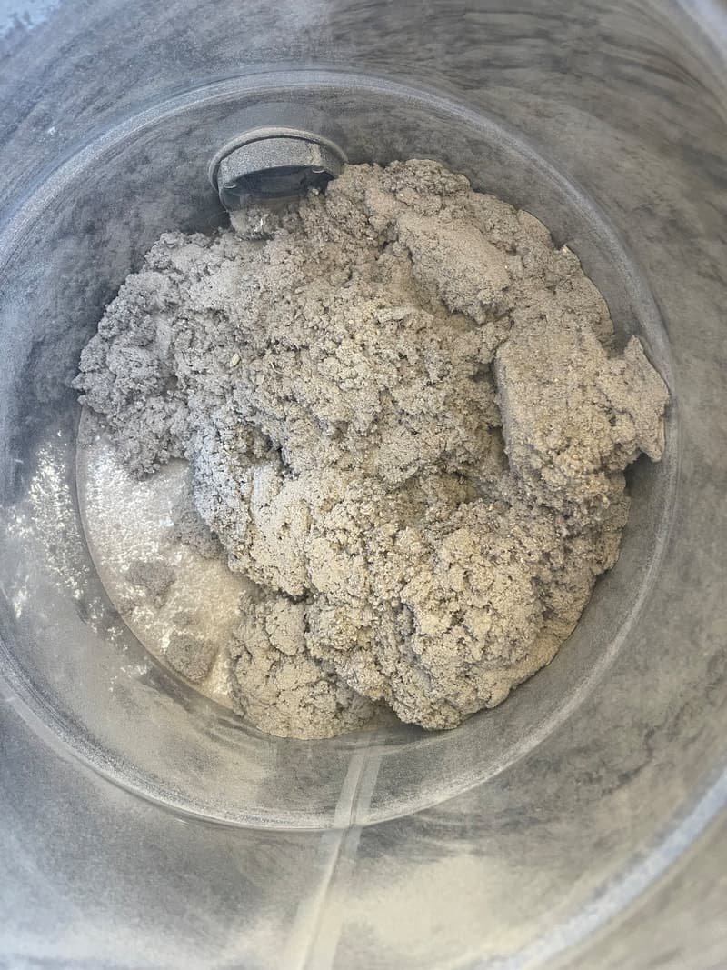 Lint pile removed from clogged dryer vent on roof