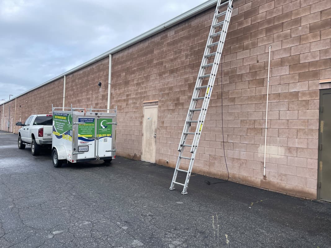 Commercial rooftop with solar panels and HVAC units